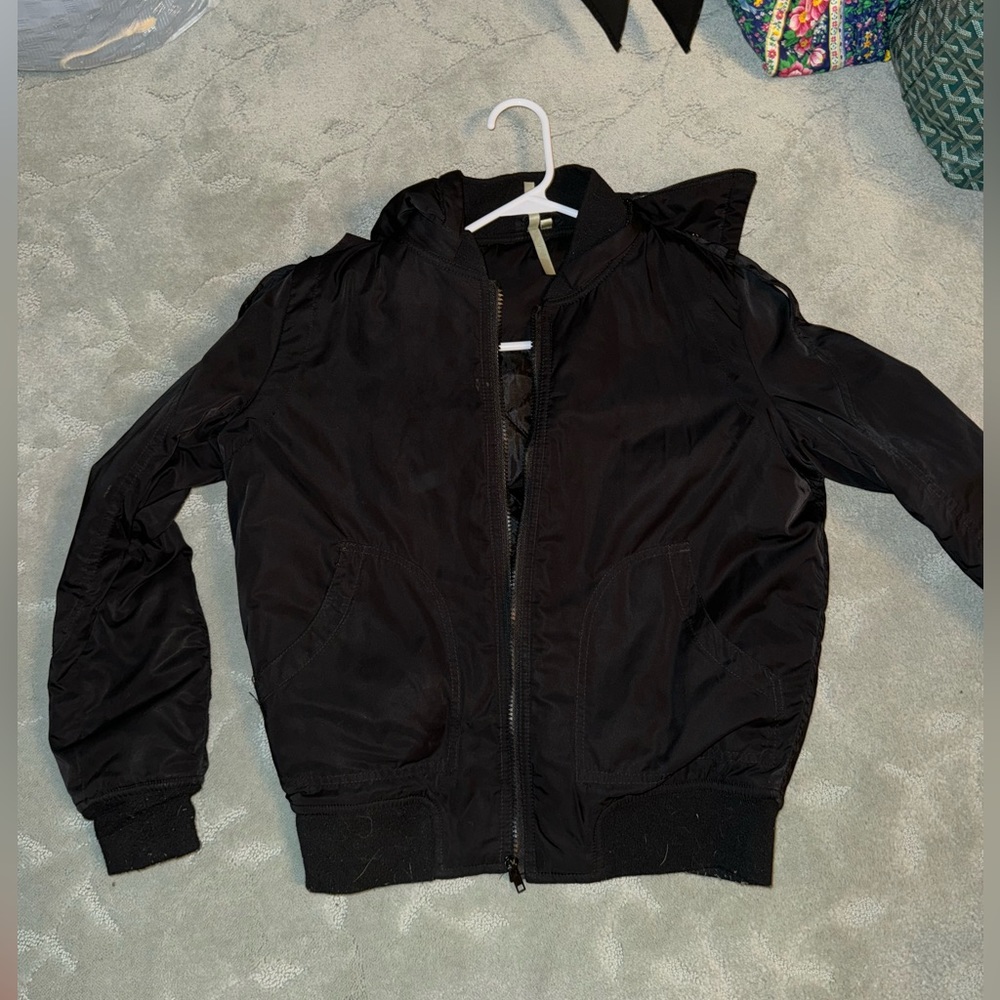Black bomber jacket - Picture 1 of 6